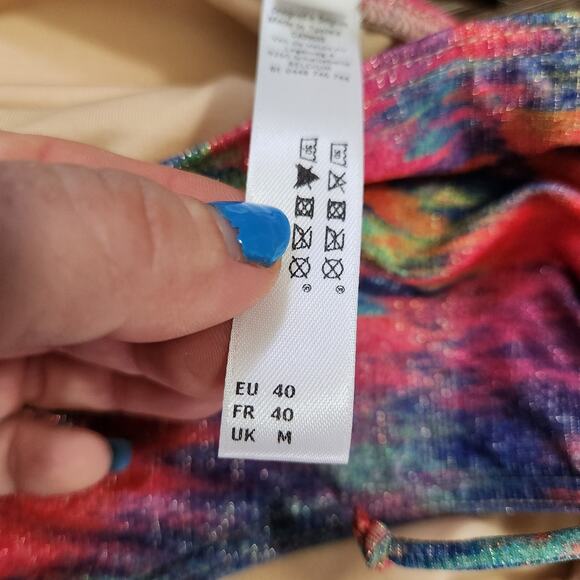 PRIMADONNA Swim Bikini Bottoms M Multicolor Beach Vacation Resortwear Mermaid‎ - Picture 4 of 7